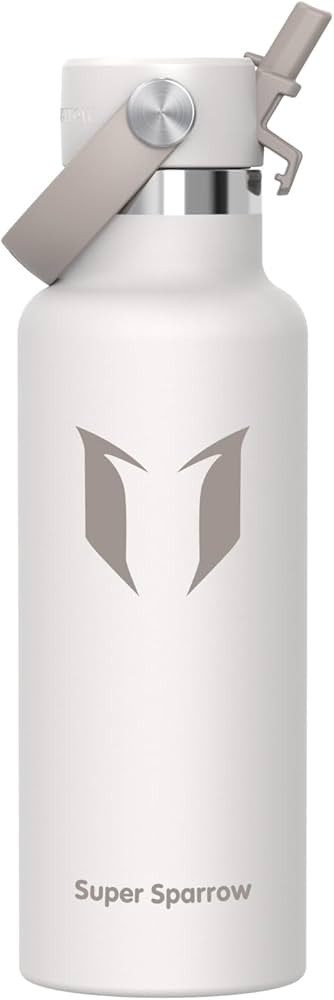 Sparrow Insulated Water Bottle - 350ml/500ml/750ml/1L/1.2L - FlipFlow Metal Water Bottles with St... | Amazon (UK)