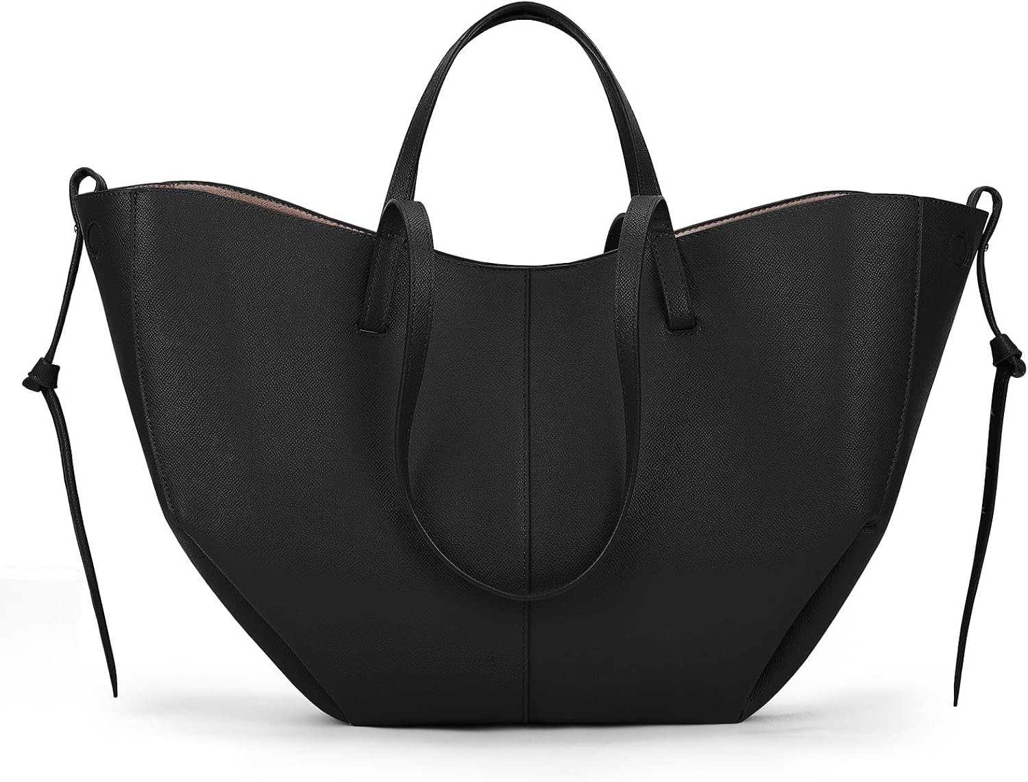 Work Bag Faux Leather Tote Bag for Women Trendy Handbag Purse Fall Shoulder Bag with Magnetic Closure | Amazon (US)