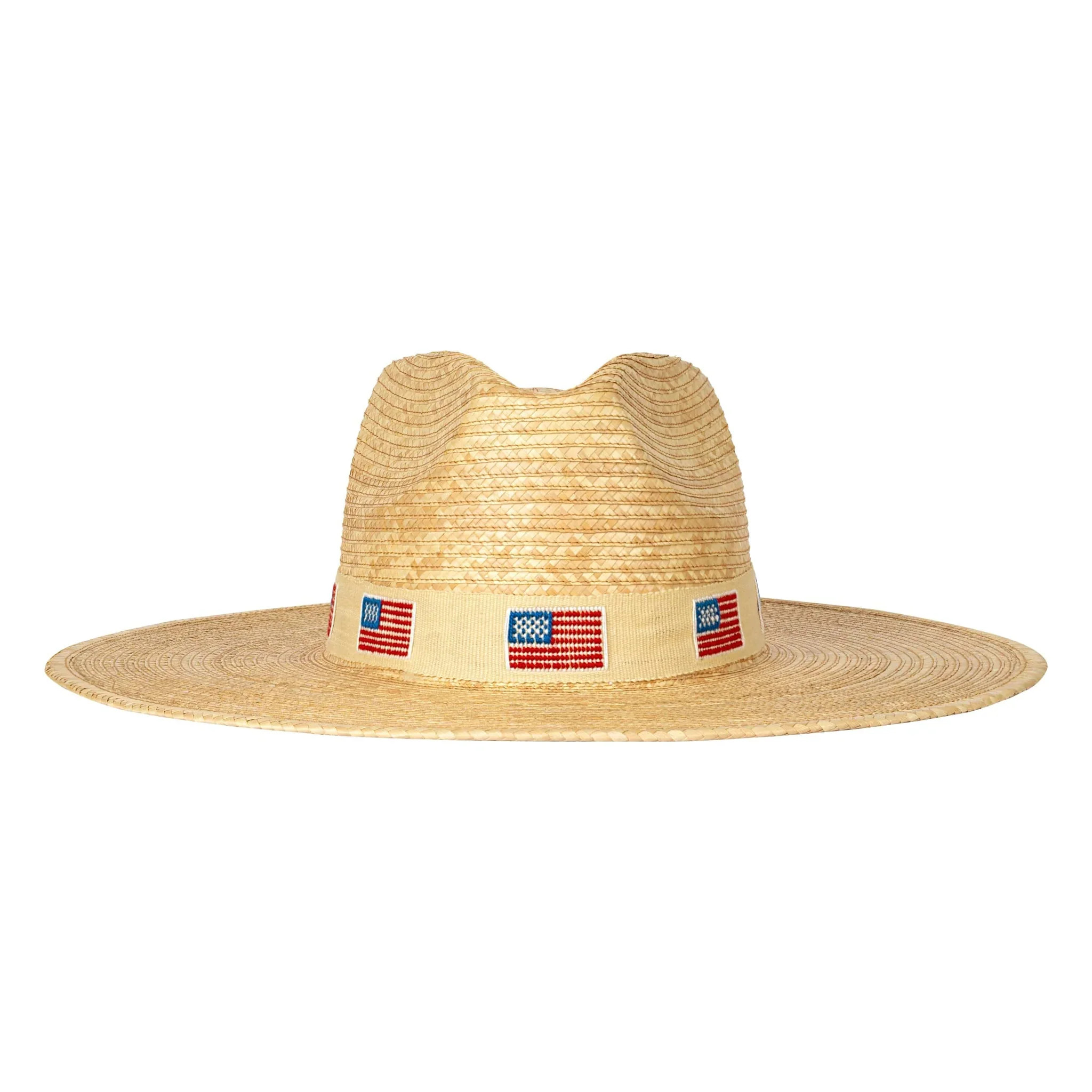 Americana Palm Hat | Gray and Fay