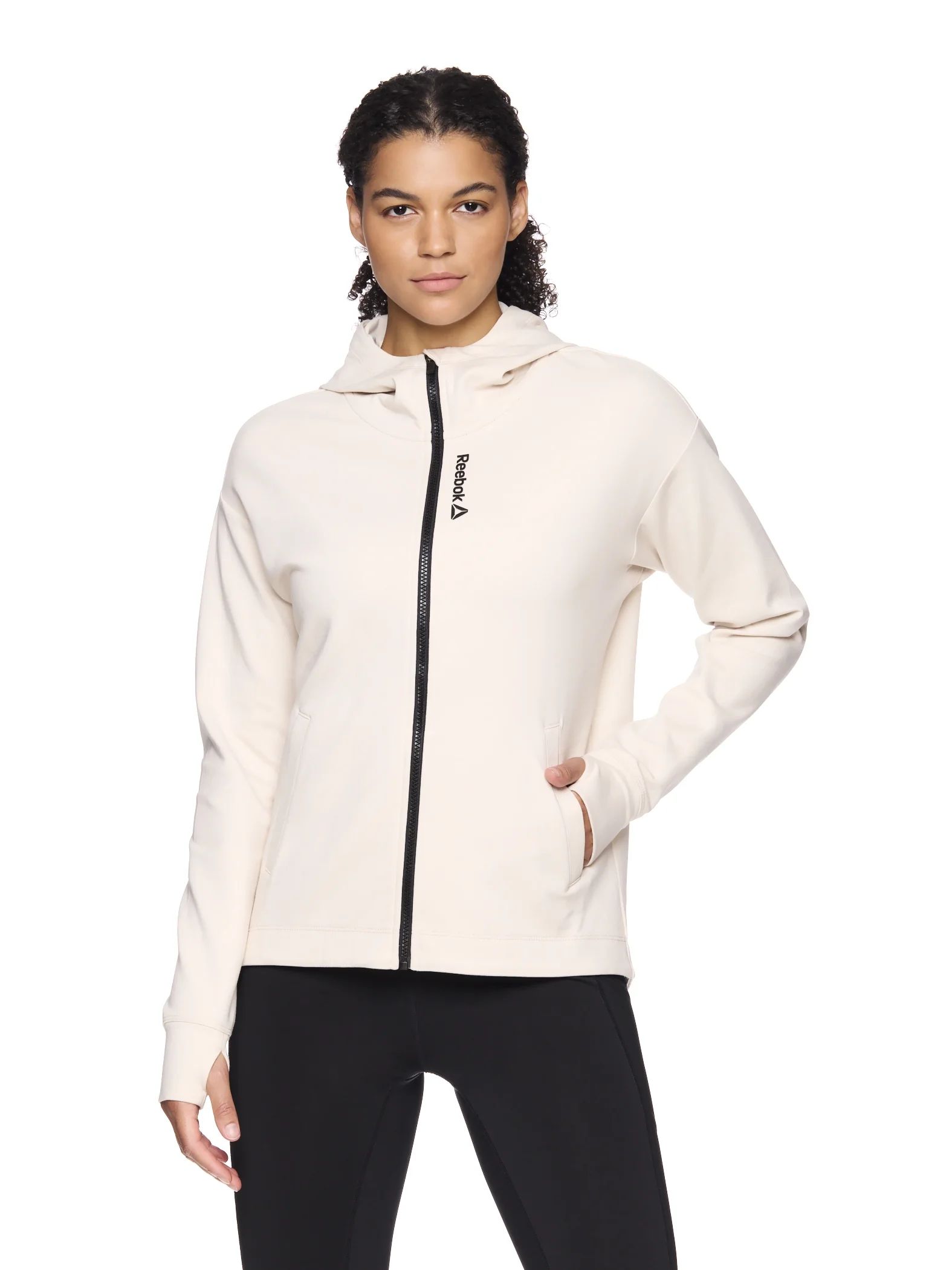 Reebok Women's Spirit Zip-Up Hoodie, Sizes XS - XXXL | Walmart (US)