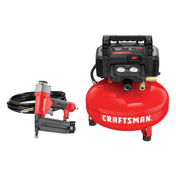 CRAFTSMAN 6-Gallons Portable 150 Psi Pancake Air Compressor with Accessories | Lowe's
