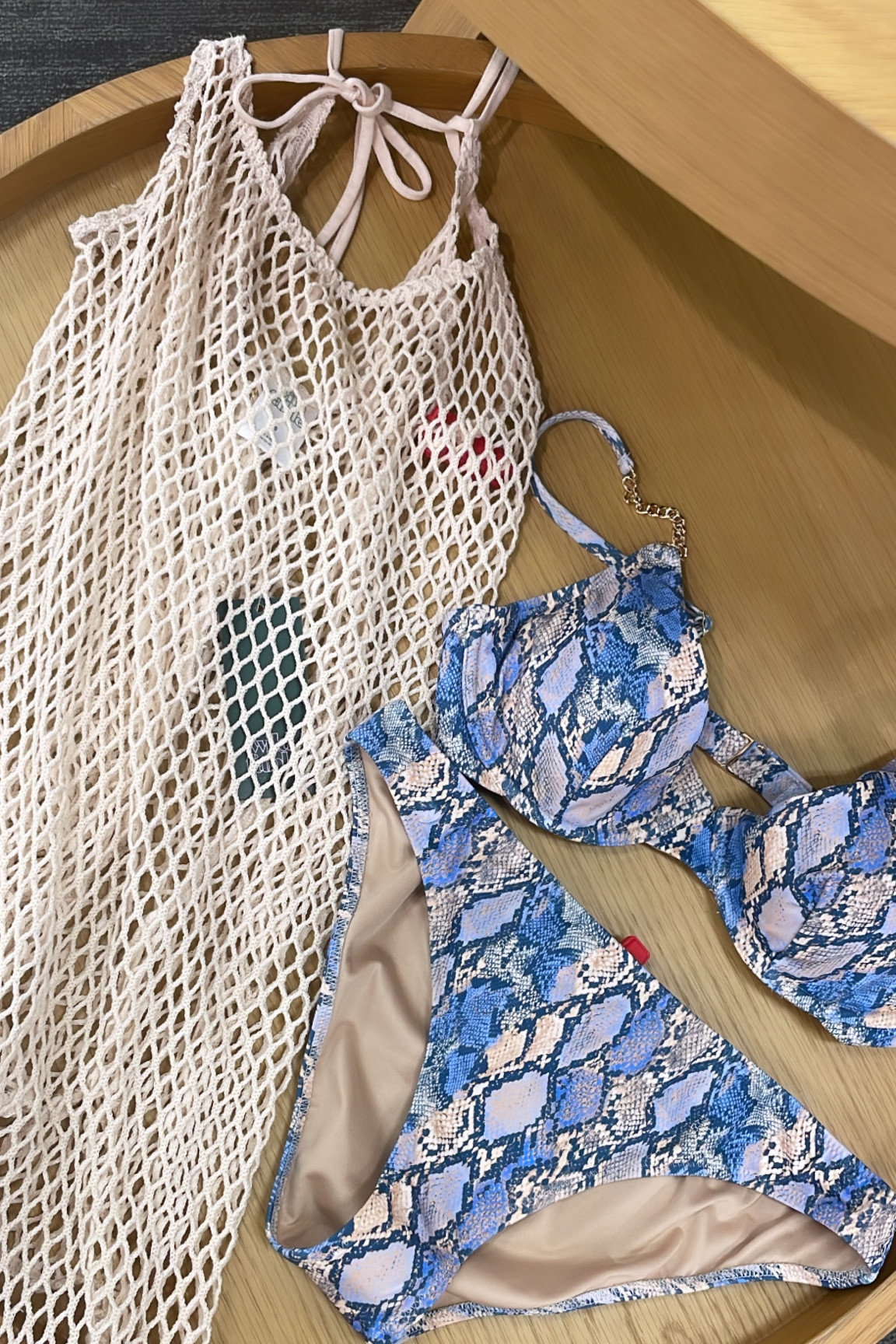 This super cute snakeskin bikini with gold detailed straps and this cover up are on sale from target! 

#LTKSeasonal #LTKsalealert #LTKswim