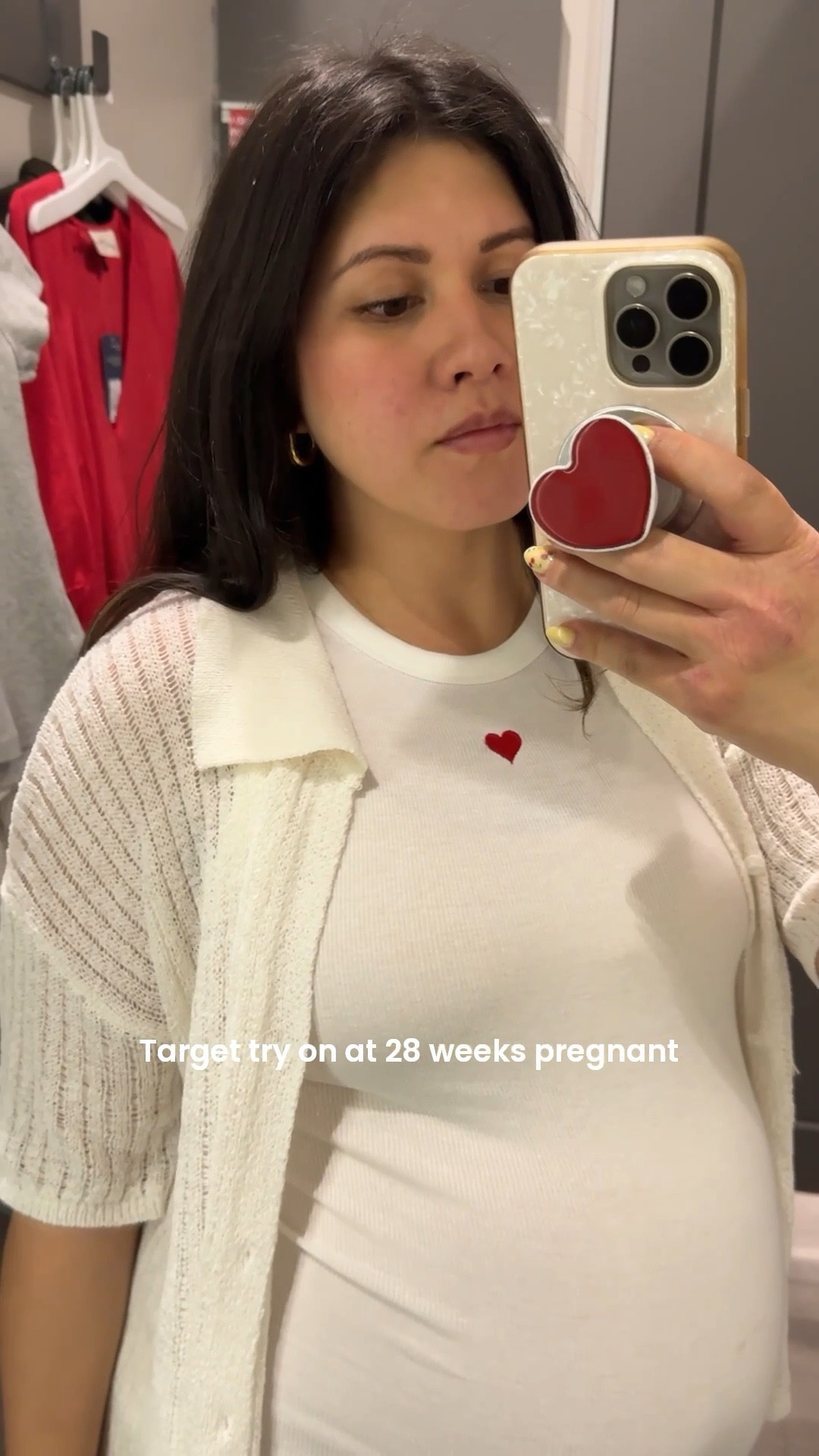 Casual bump friendly target try on at 28 weeks pregnant! None of this is maternity but def bump friendly and stretchy, I just sized up! 

#LTKFindsUnder50 #LTKBump