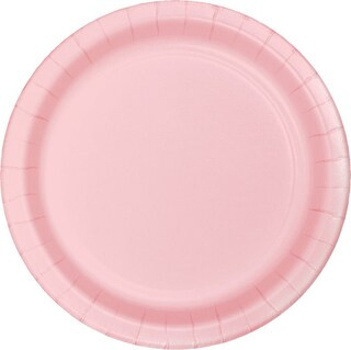 Classic Pink Paper Plates (24/Pkg) | Michaels Stores