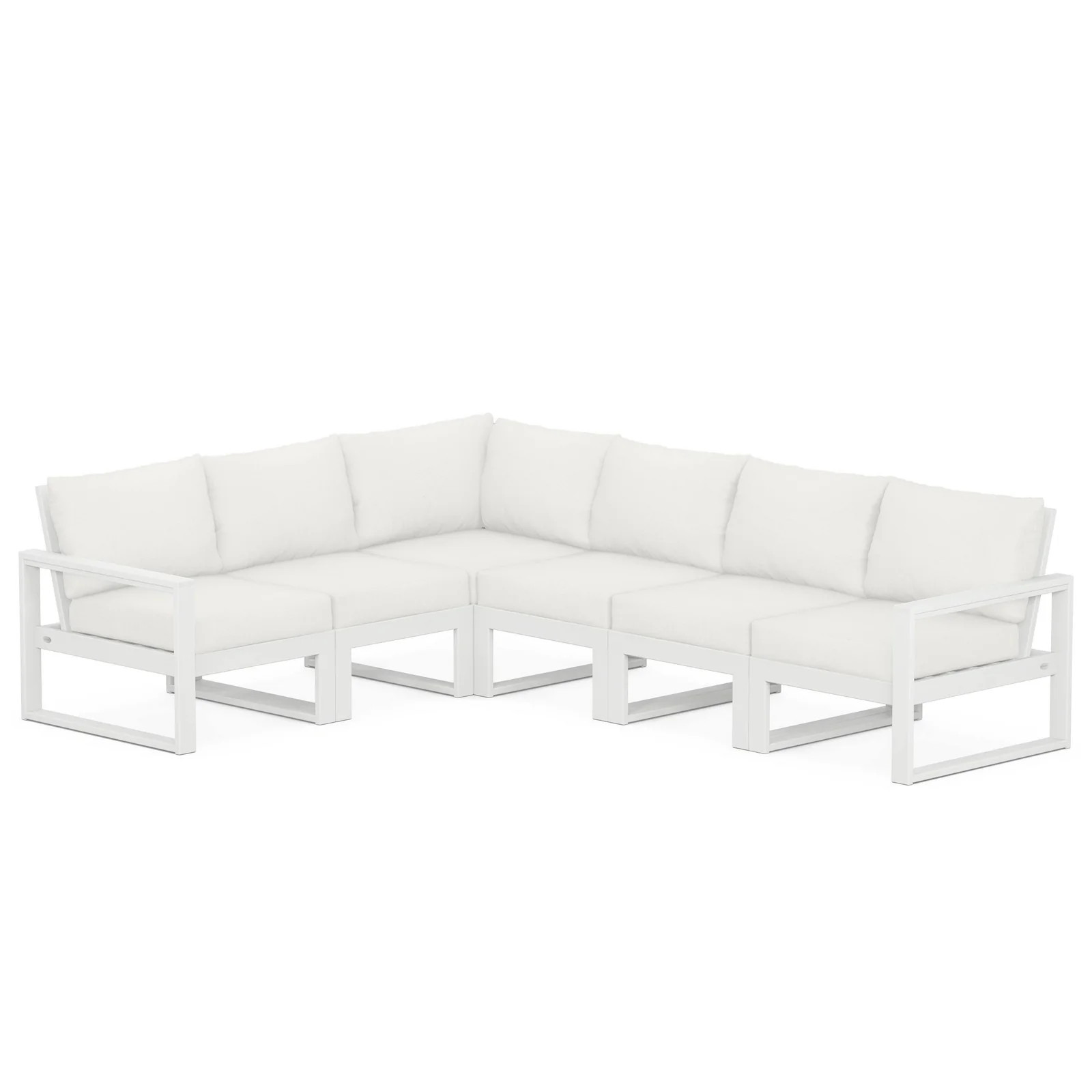 EDGE 6-Piece Modular Deep Seating Set | POLYWOOD