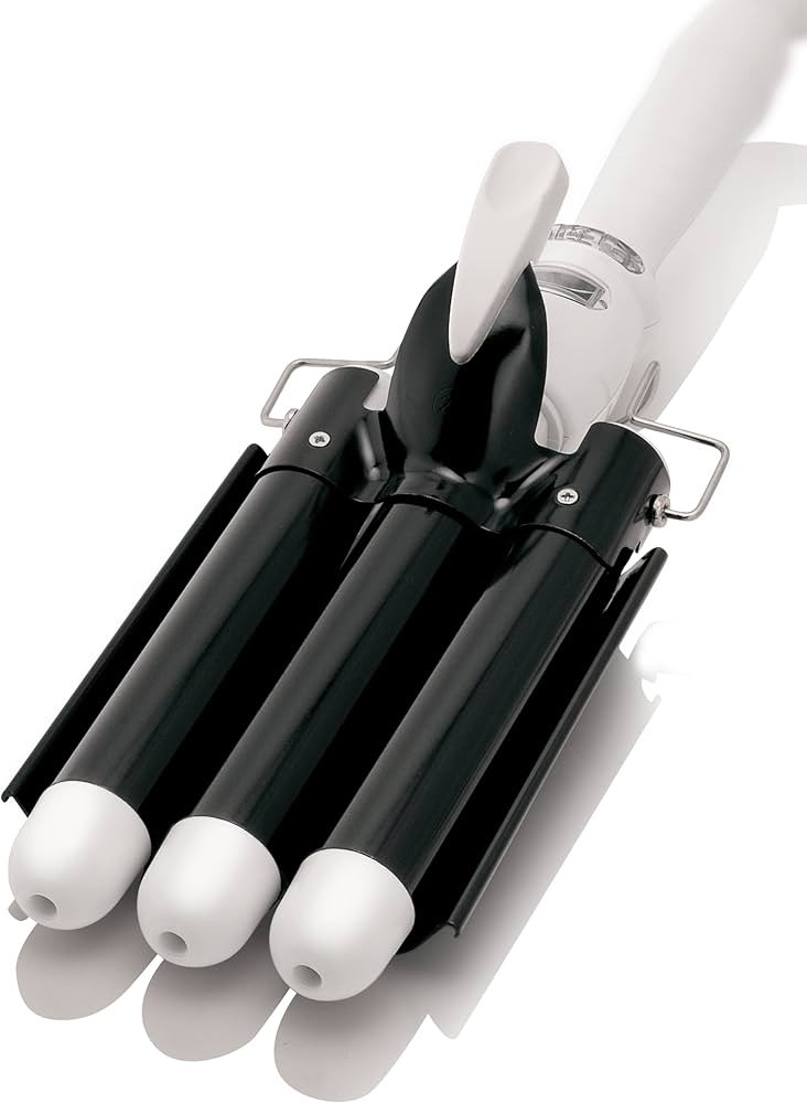 Alure Three Barrel Curling Iron Wand Hair Waver with LCD Temperature Display - 1 Inch Ceramic Tou... | Amazon (US)