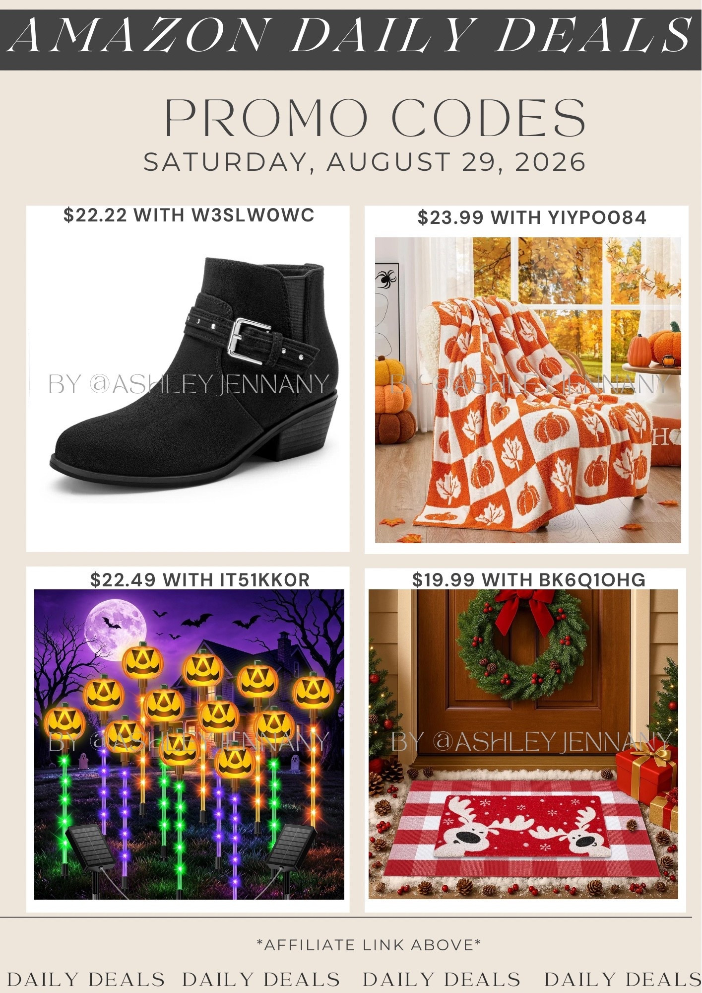 Amazon deals

#LTKSeasonal #LTKSaleAlert #LTKMidsize