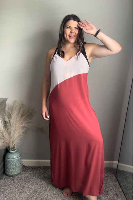 Amazon swimsuit, cover-up, maxi dress. This is in a size large and has lots of room  Swimsuit underneath is from Old Navy size large.


#LTKcurves #LTKswim #LTKtravel