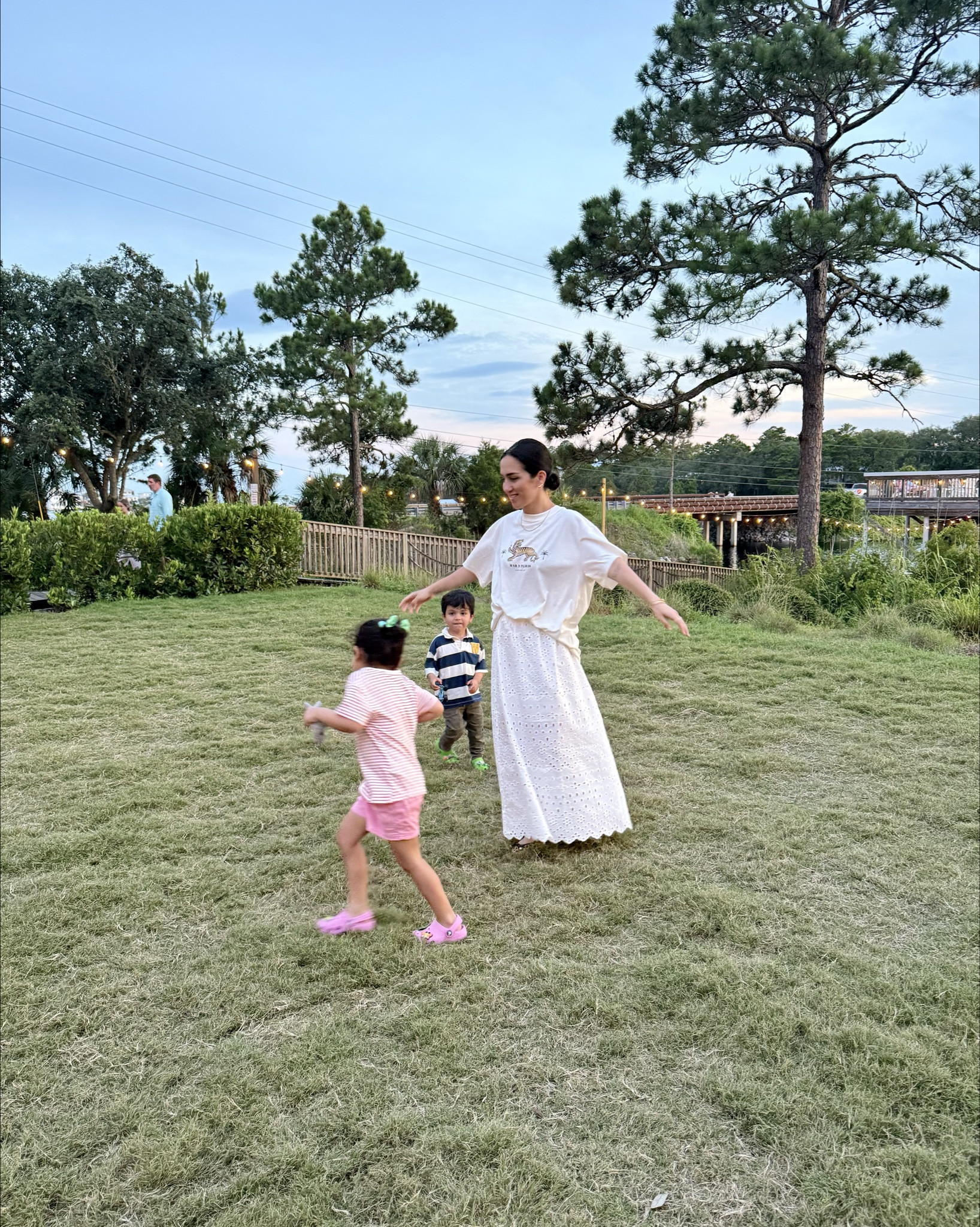 Summer staple white long skirt, oversized white tshirt. SKIRT WITH EYELET EMBROIDERY

#LTKFindsUnder50