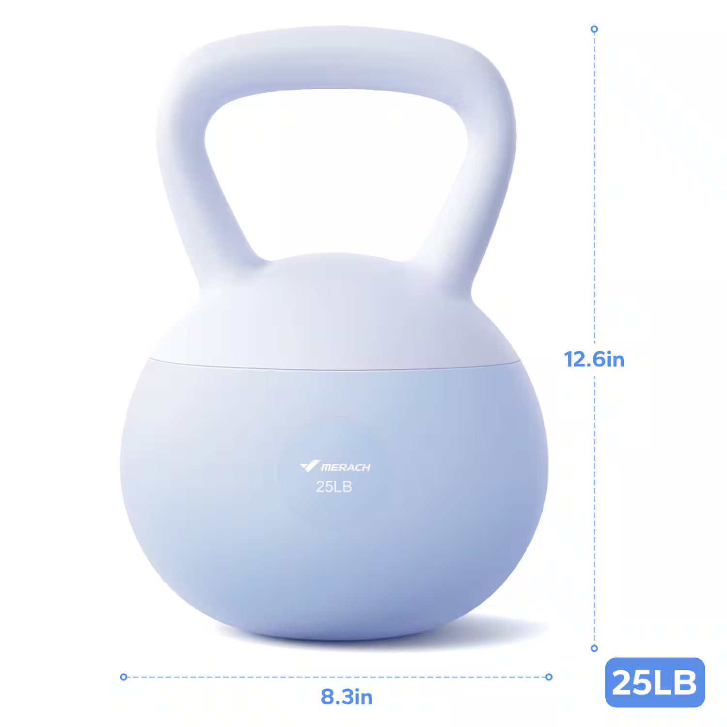 MERACH - Soft Kettlebell for Safe Strength Training Soft Cushioned Horizontal Base - Blue | Best Buy U.S.