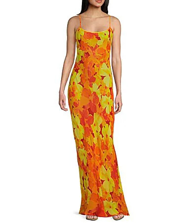 Rumored Vintage Slip Maxi Dress - L | Dillard's