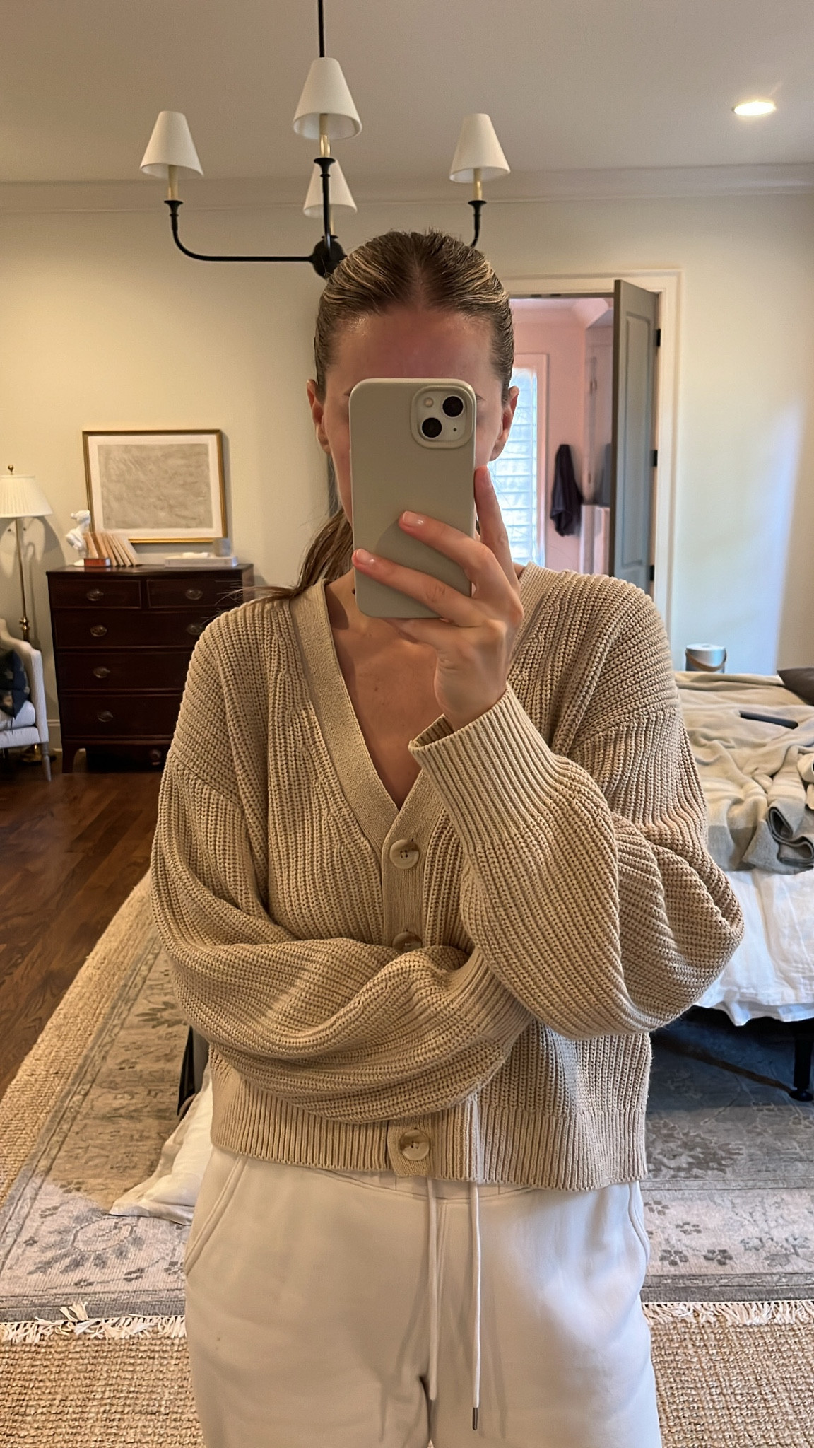 I have worn this sweater+sweatpants combo several days this week! It is so comfy and the sweater is super versatile for Fall! Not to mention only $20 

#LTKSeasonal #LTKfindsunder50