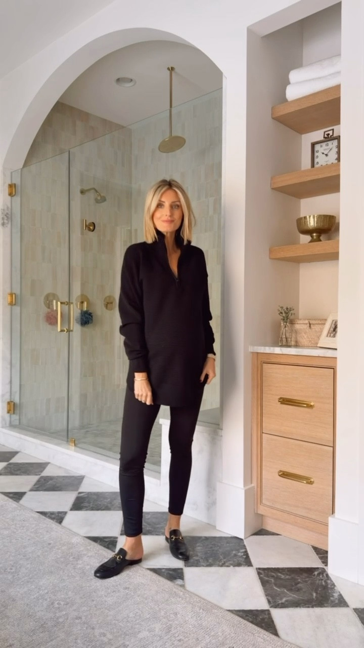 This ribbed pullover is a piece I have in several colors! It’s an Amazon find! I’ve worn it a lot with leggings! I’m wearing a M to accommodate for the bump!

Loverly Grey, Amazon, sweater with leggings, pullover, athleisure, maternity, ribbed pullover 

#LTKSeasonal