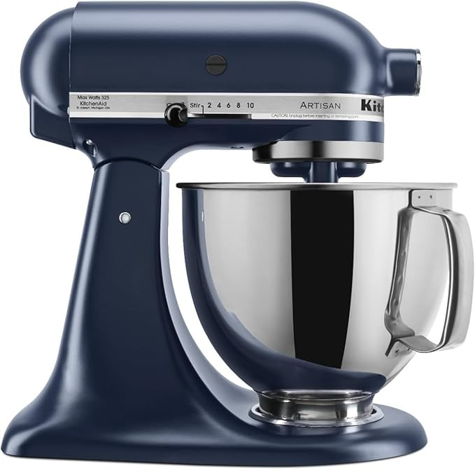 KitchenAid Artisan Series 5 Quart Tilt-Head Stand Mixer, Ink Blue, KSM150PSIB | Amazon (CA)