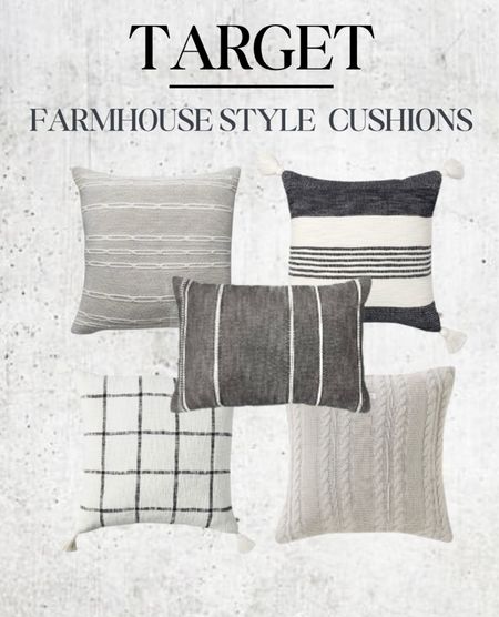 Farmhouse Style, Cushions, Throw Pillows, Striped Cushions, Checked Cushions, Cushion Covers 

#LTKU #LTKhome #LTKstyletip