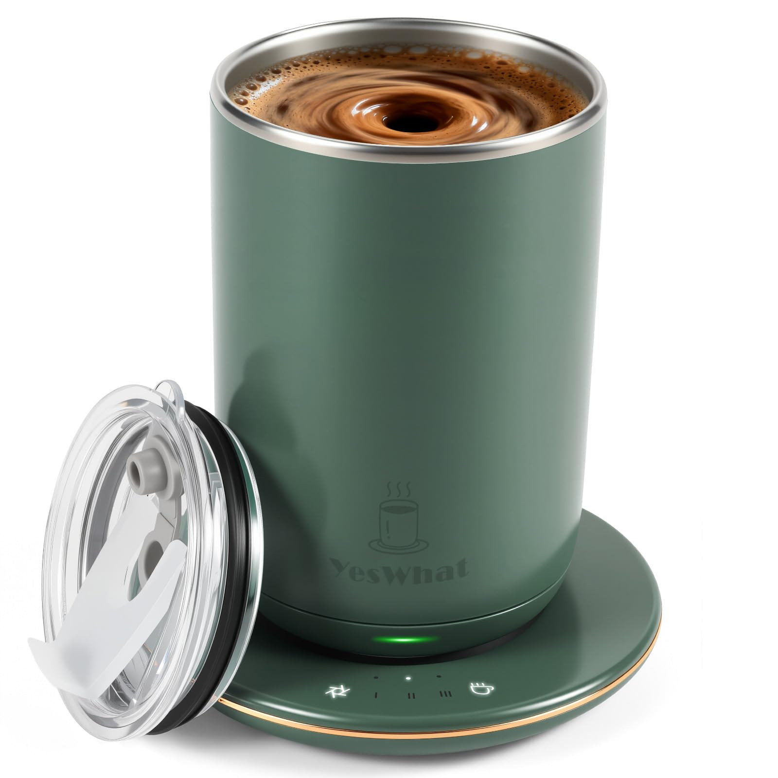 Smart Heated Coffee Mug with Temperature Control, Magnetic Auto Stirring & 3 Heat Levels, Type-C ... | Amazon (US)