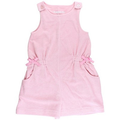 RuffleButts Toddler Terry Cover-Up Romper - Pink, 2T | Target