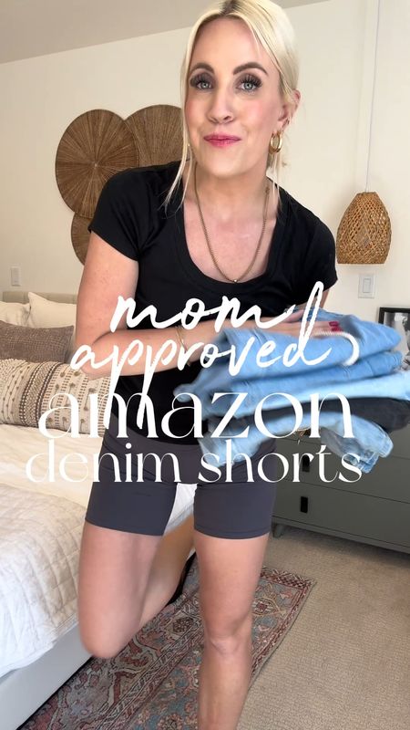 Mom approved denim shorts from AMAZON. These are some of my most worn shorts from last year and a few new ones. Perfect pairs for spring and summer that will go with anything, high rise, not too tight in the leg. I’m wearing a medium in all except the longer pair I am wearing a small!
.
#fyp #reelitfeelit #amazon #amazonfashion #spring #summer #shorts #momstyle #casualstyle #affordablefashion #style #grwm #size8 #size6 #size4

#LTKfindsunder50 #LTKstyletip #LTKsalealert