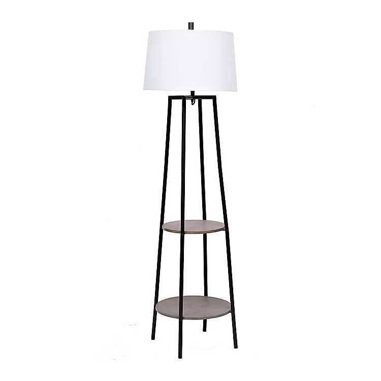 Freemont 2-Tier Shelf Floor Lamp | Kirkland's Home