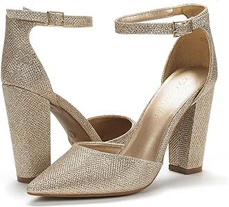 DREAM PAIRS Women's Coco Pointed Toe High Heels Pump Shoes | Amazon (US)