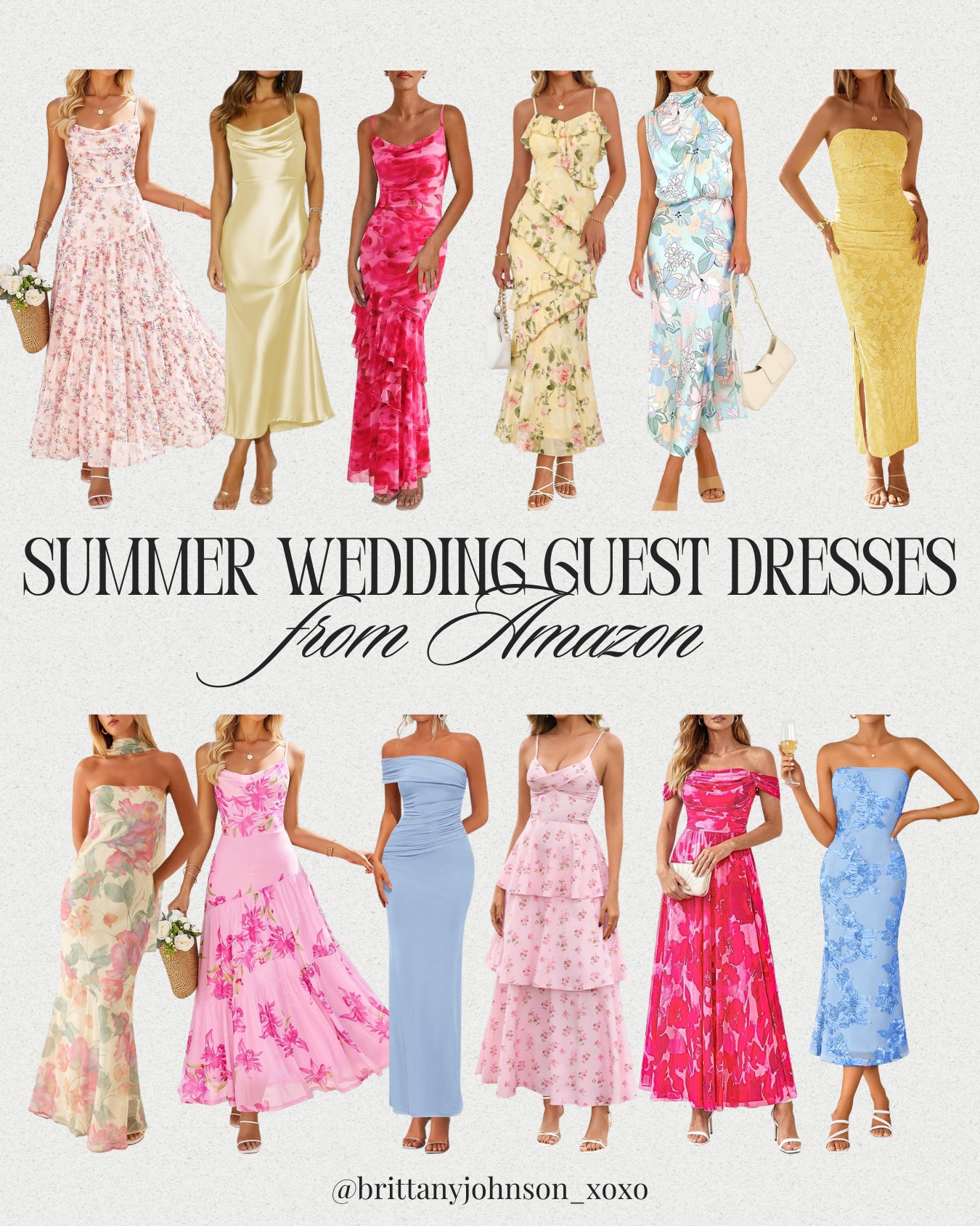 Amazon wedding guest dresses that look way more expensive than they are 😍 so many pretty summer options!! 

 #LTKSeasonal #LTKSaleAlert #LTKWedding