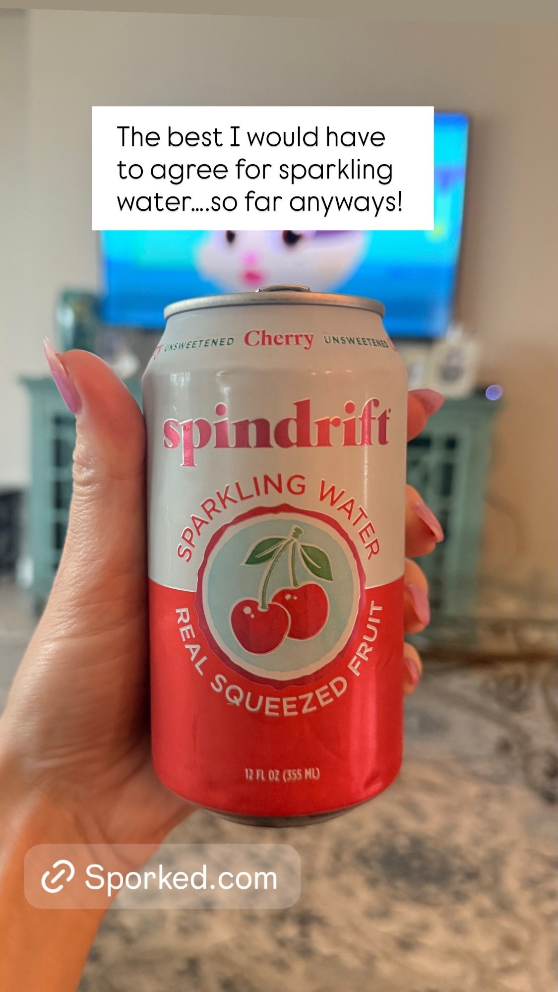 I did some research on the healthiest sparkling water and I would say for taste this is the best for taste so far! There is 3 grams of sugar though but it’s more natural to the system.  