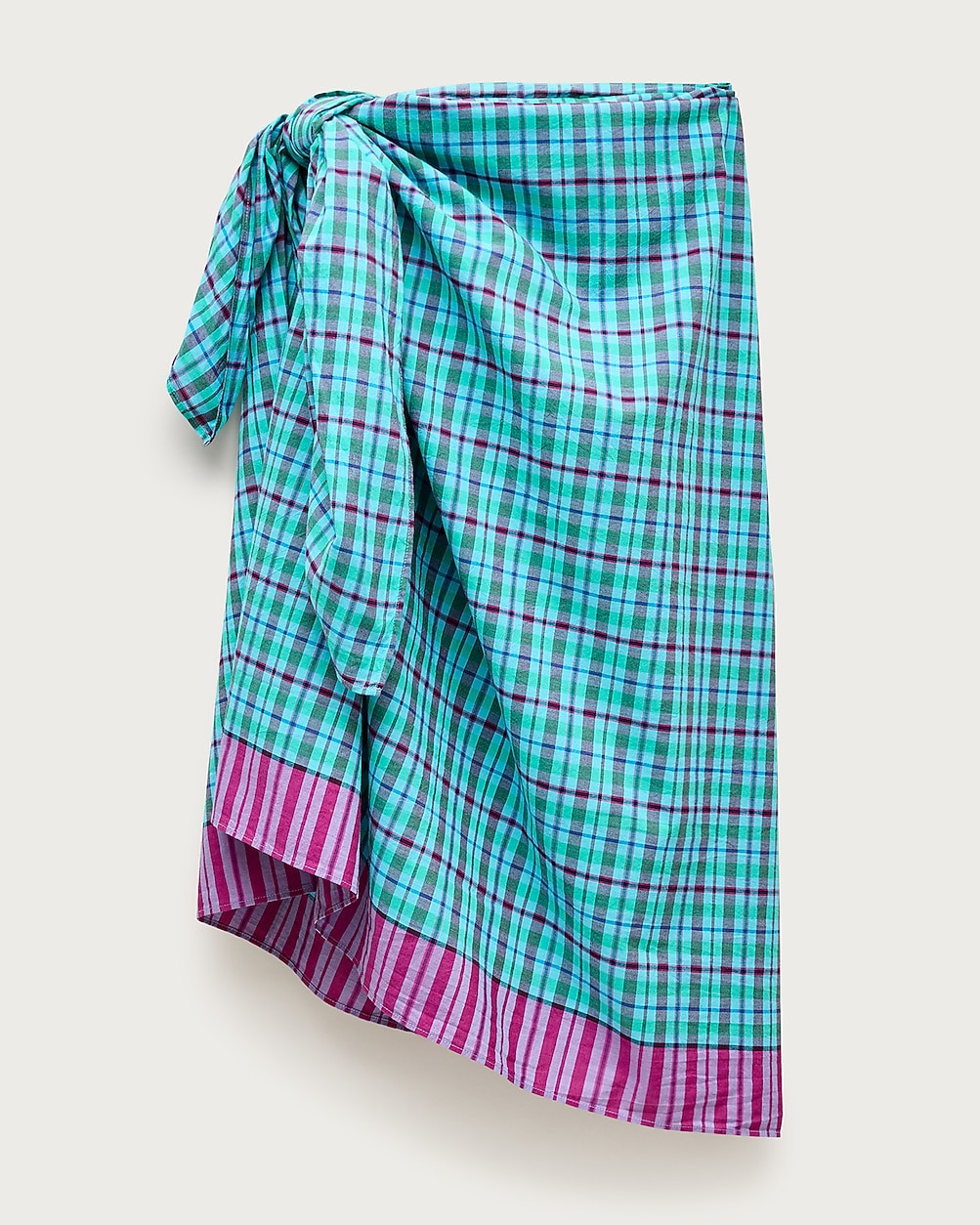 Convertible Indian madras sarong | J. Crew US