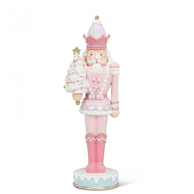MDR Trading Inc. AB-27-CHARM-910-PNK Pink Candy Confections Nutcracker Statuette | Walmart (US)