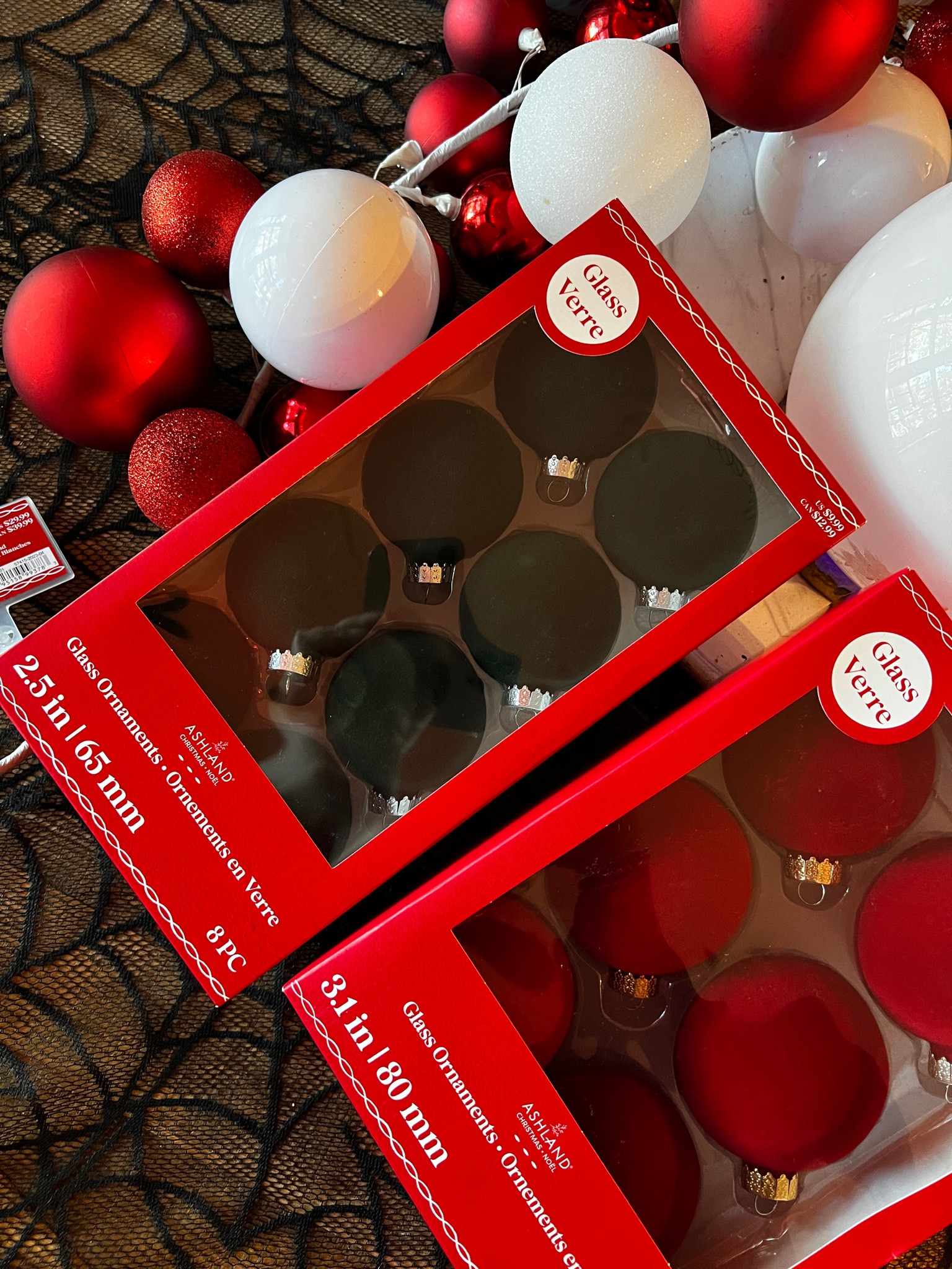 Be sure to get out to Michael’s and get the viral flocked glass ornaments. They are so beautiful and they also have this 6 foot ball garland.

#LTKSeasonal #LTKHoliday #LTKhome