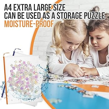 24pcs Mesh Zipper Pouch File Bags Puzzle Storage Bags, A4 13.5x9.5 Inches Large Reusable Zipper P... | Amazon (US)