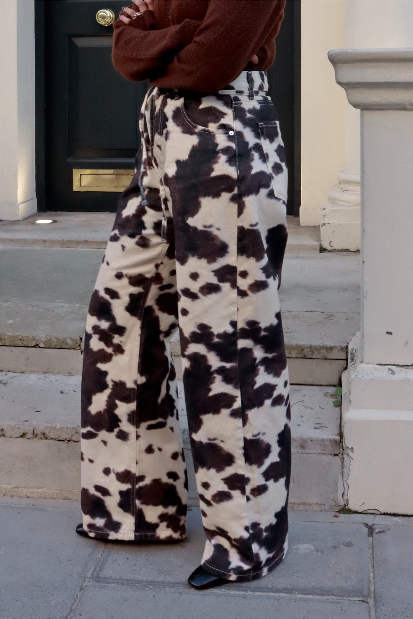 These jeans are my whole personality 🐮🤎 love me a printed jean! 

#LTKuk #LTKstyletip #LTKgrwm