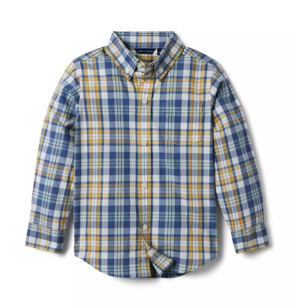 Plaid Poplin Shirt | Janie and Jack