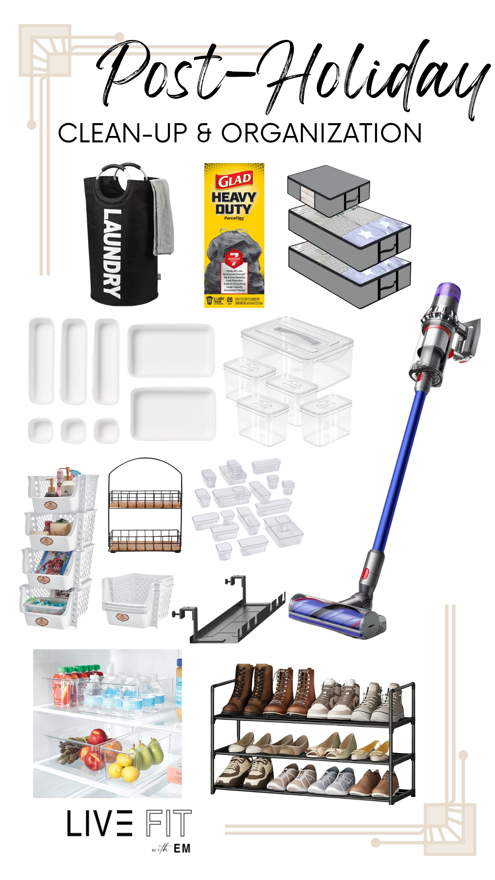 Post-holiday clean-up just got easier! 🧹 These organization must-haves will have your home back in order in no time. Time to tidy up and start fresh for the new year! ✨         

Post-holiday clean-up, home organization, holiday organization, cleaning essentials, organizing tips, tidy home, storage solutions, after-holiday clean-up, organization hacks, home refresh 

 #LTKHoliday #LTKSeasonal #LTKHome