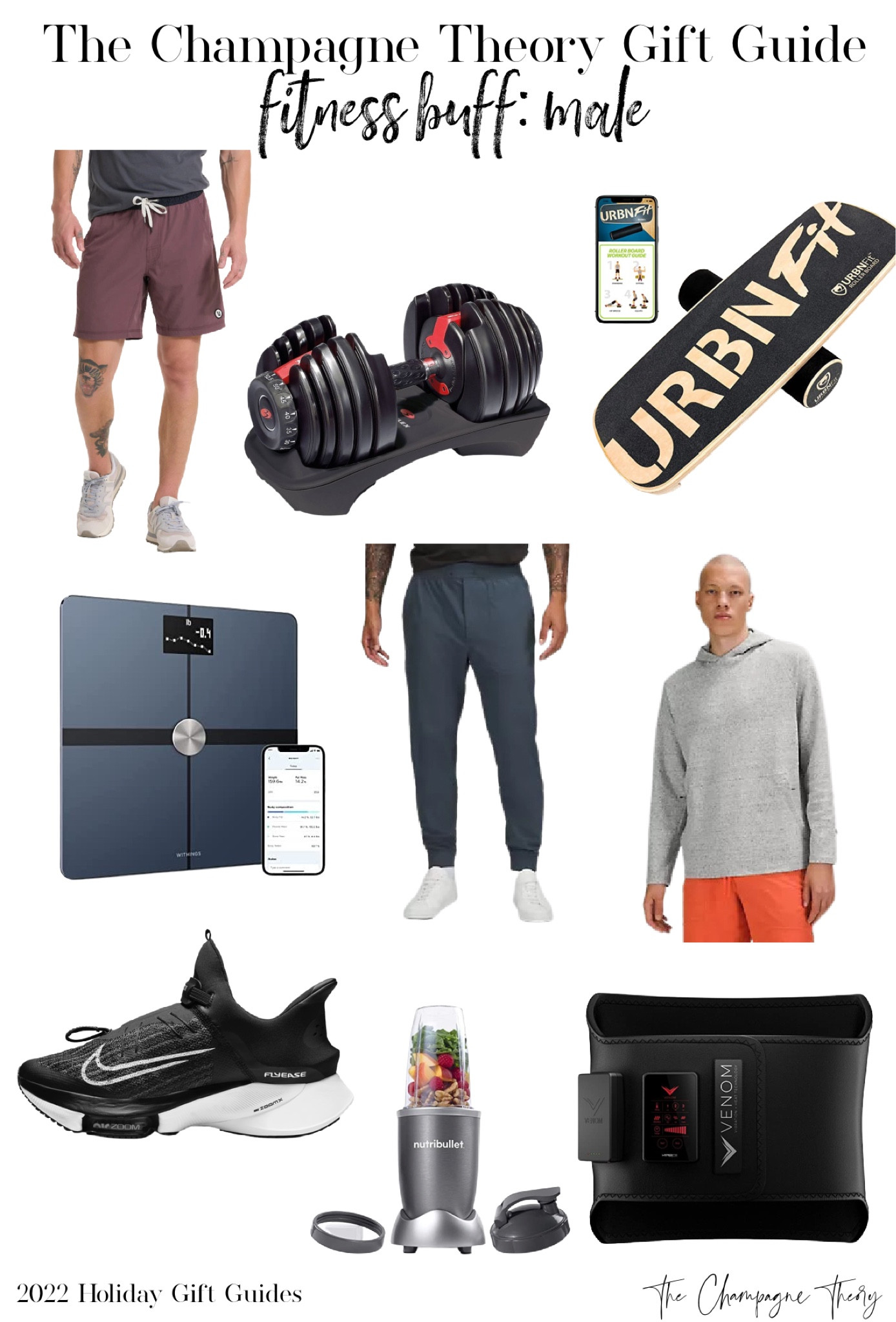 Gift guide for the fitness buff male 

#LTKmens #LTKGiftGuide #LTKfit
