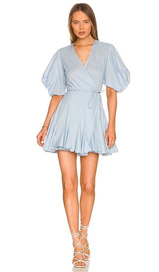 Claudine Dress in Cerulean | Revolve Clothing (Global)