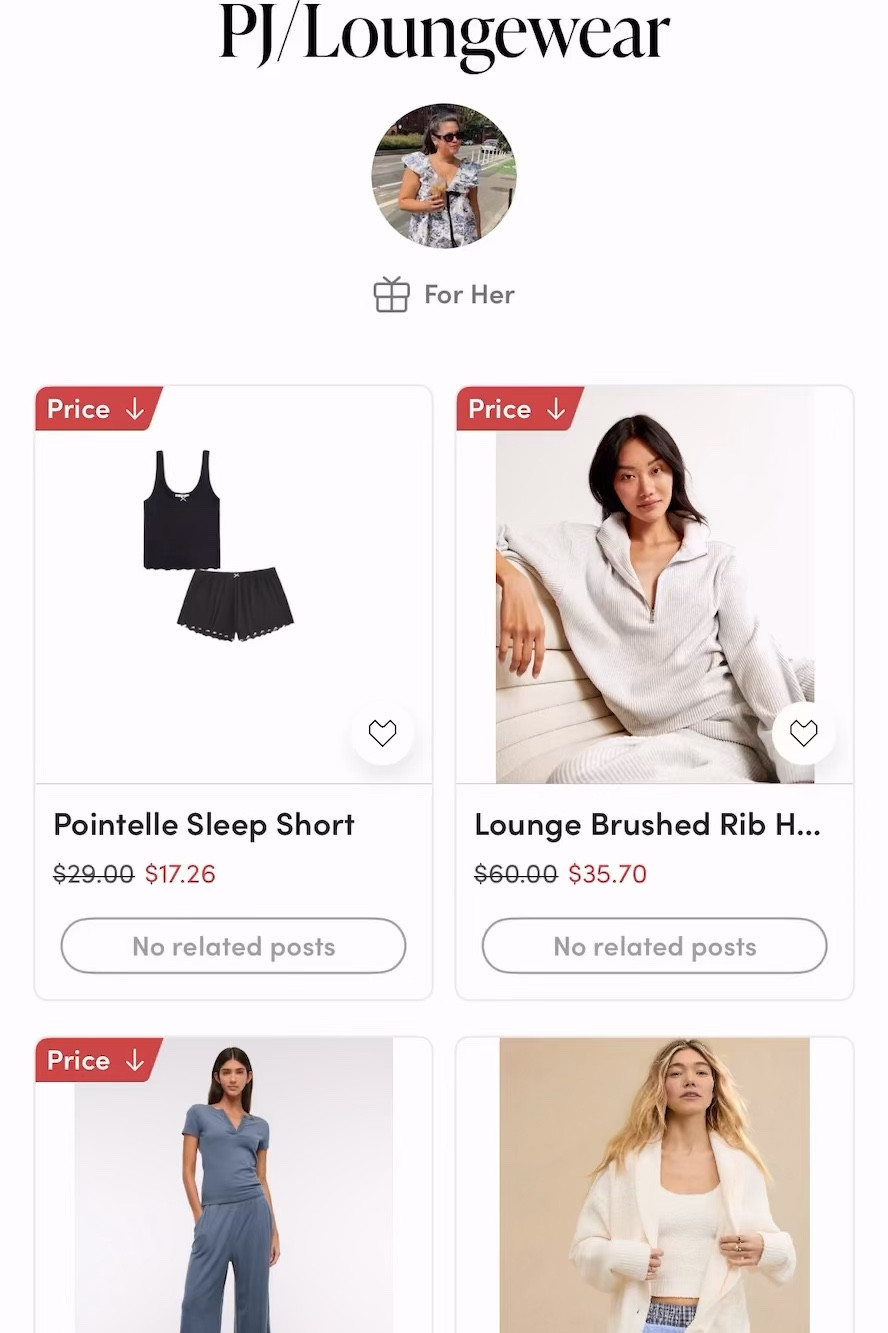 Check out my gift guide for some of my favorite loungewear pieces for cozy nights in or lazy mornings 🩷

#LTKStyleTip #LTKGiftGuide #LTKSaleAlert