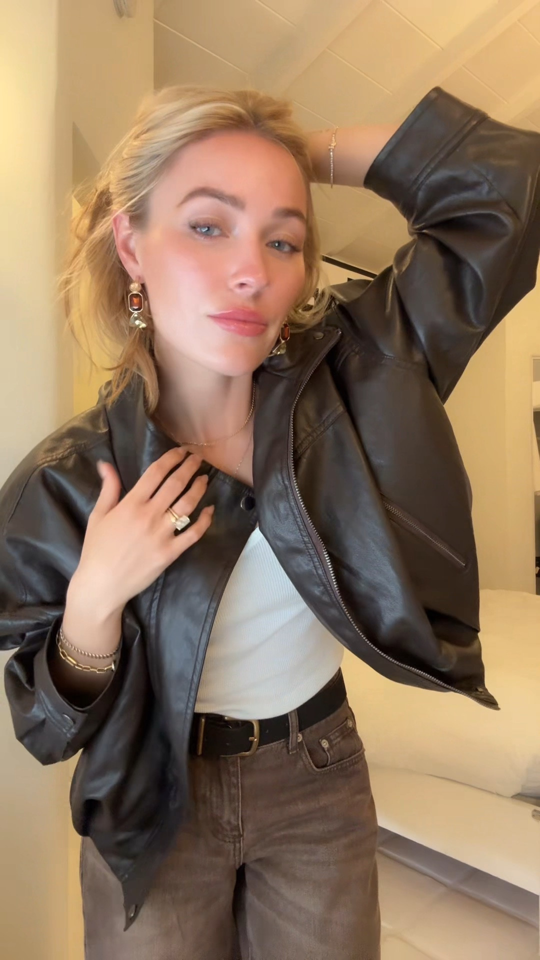 Earrings and ring