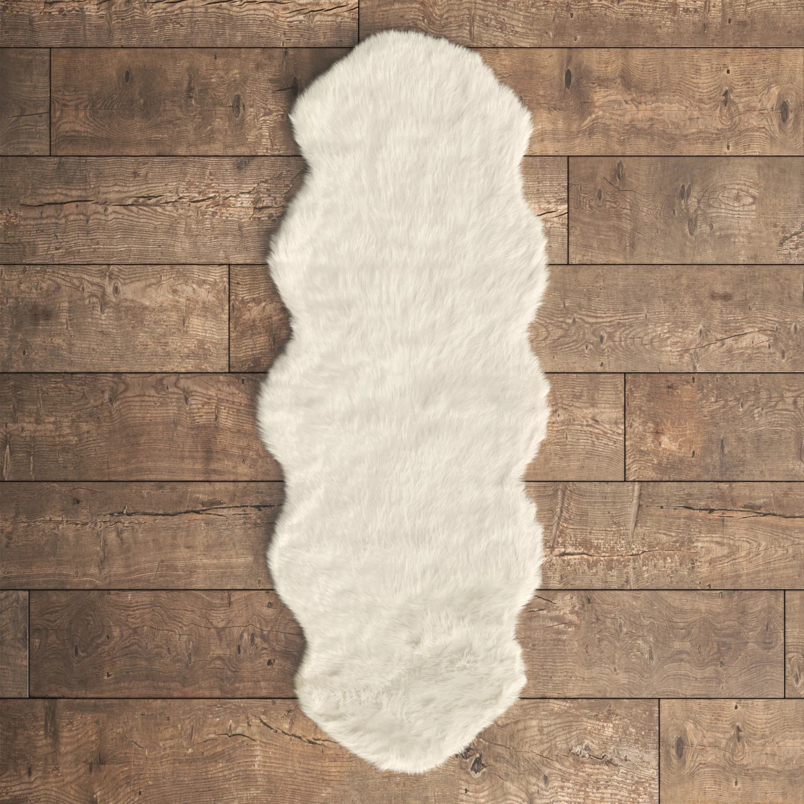 Gordon Faux Sheepskin Washable Indoor Rug | Wayfair North America