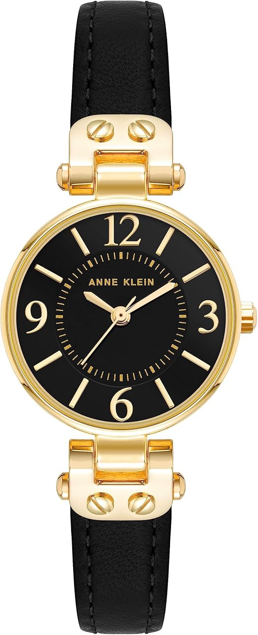 Anne Klein Women's Leather Strap Watch | Amazon (US)
