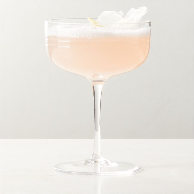 Noemie Etched Coupe Glass by goop | CB2