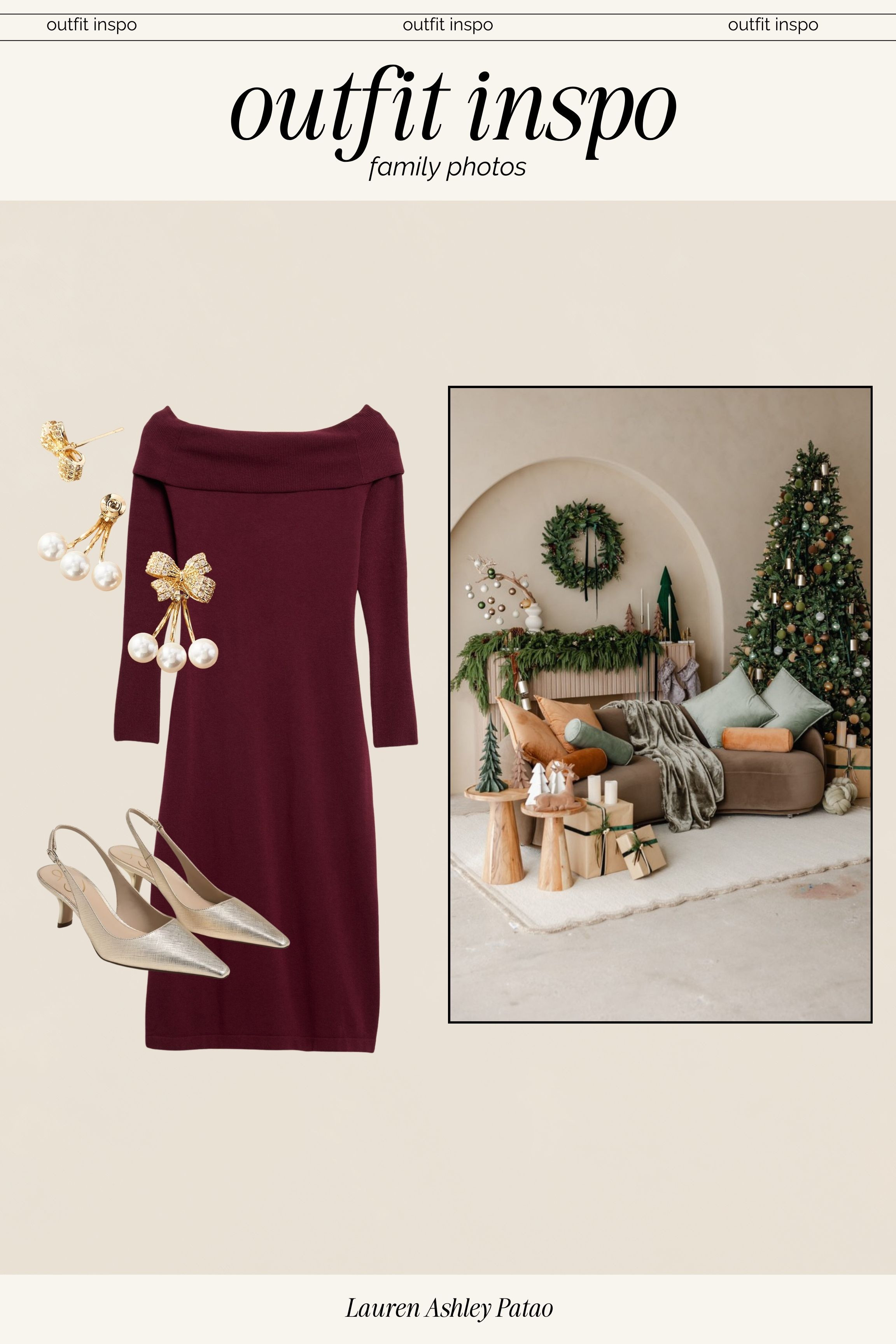 holiday photoshoot outfit idea 

 #LTKHoliday