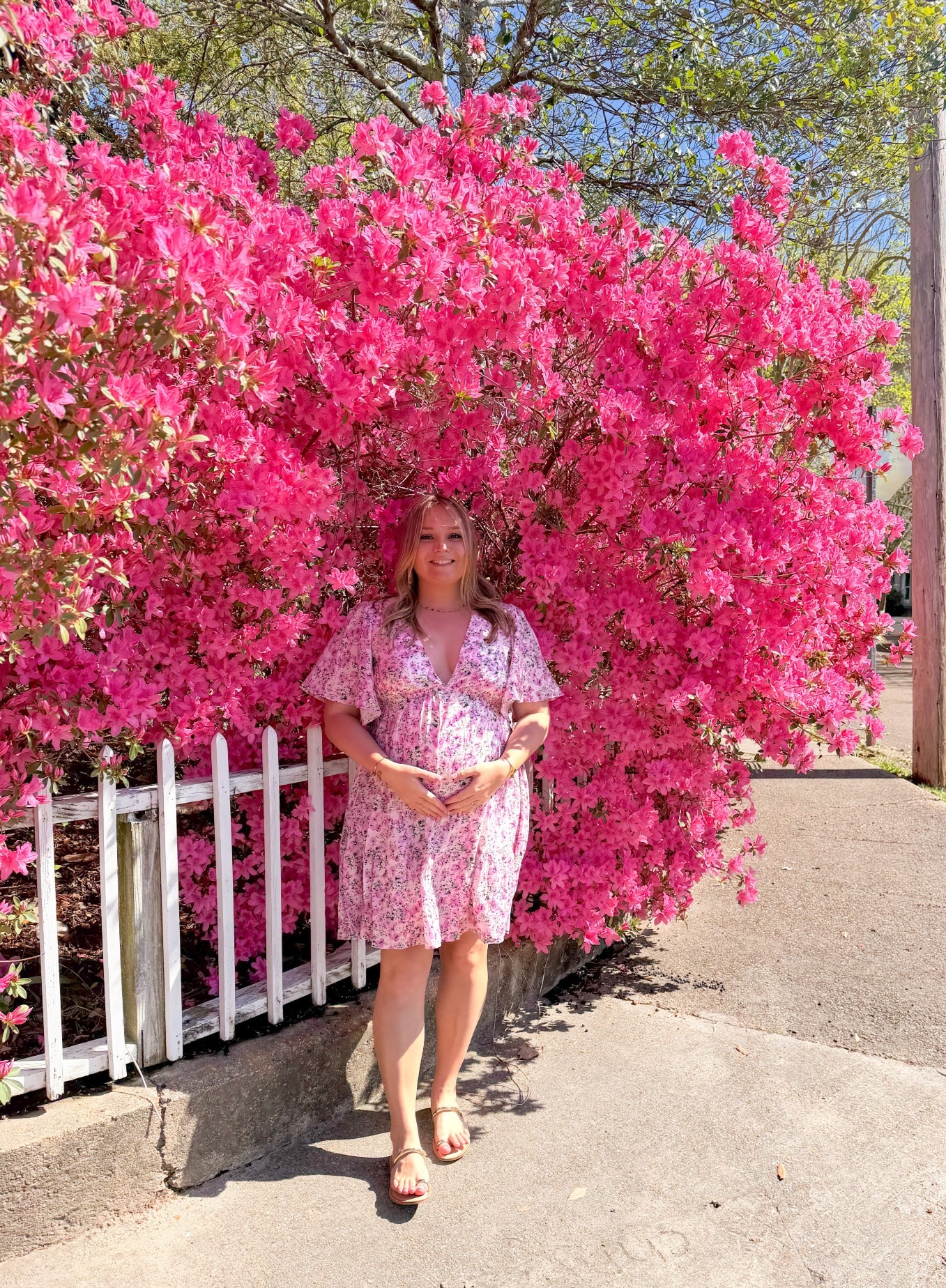 Just got this adorable pink floral maternity mini dress in and I just love it! 

#LTKmomlife #LTKootd #LTKSeasonal