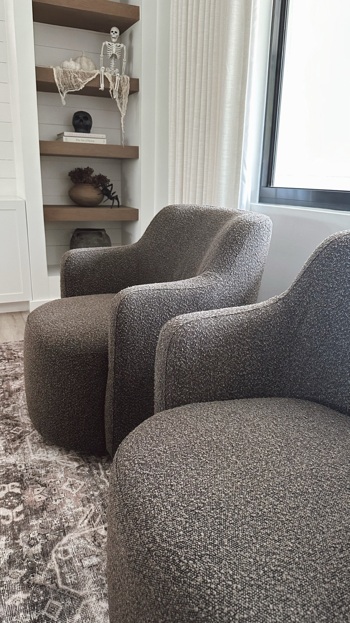 Loving these cozy brown boucle swivel chairs from @Wayfair 🐻🤎🍂 #Wayfairpartner They’re SOOOOO  comfy and perfect for families with little ones thanks to the dark color! Win win!

#wayfair #accentchair #swivelchair #livingroom #bouclechairs #accentchair #moodyhomedecor #neutralhomedecor #homedecor #homefind #wayfairfind #livingroom

#LTKSeasonal #LTKHome #LTKSaleAlert