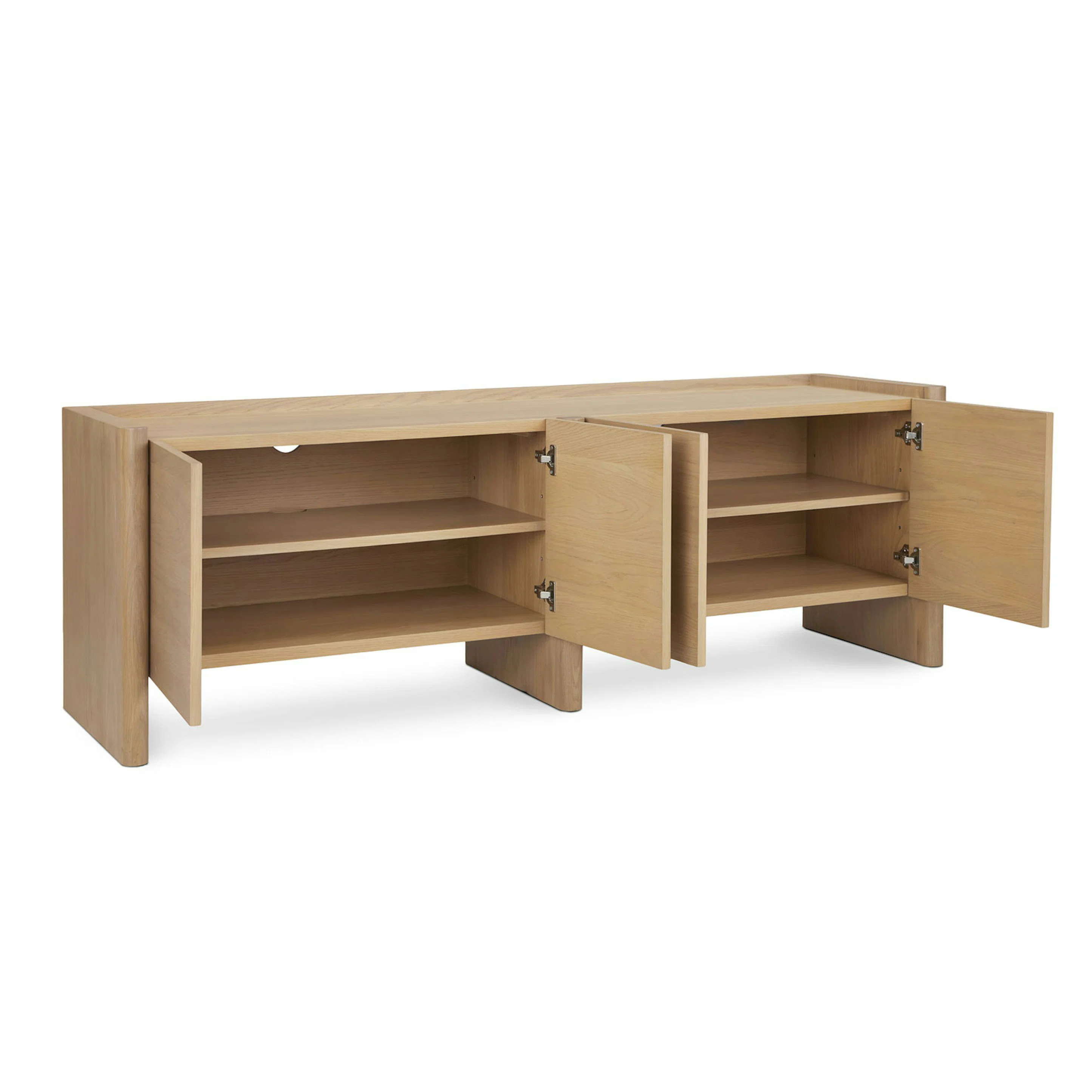 Torme 72" Media Unit - White Oak | Article