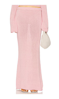 SER.O.YA Kora Maxi Skirt in Coral Blush from Revolve.com | Revolve Clothing (Global)