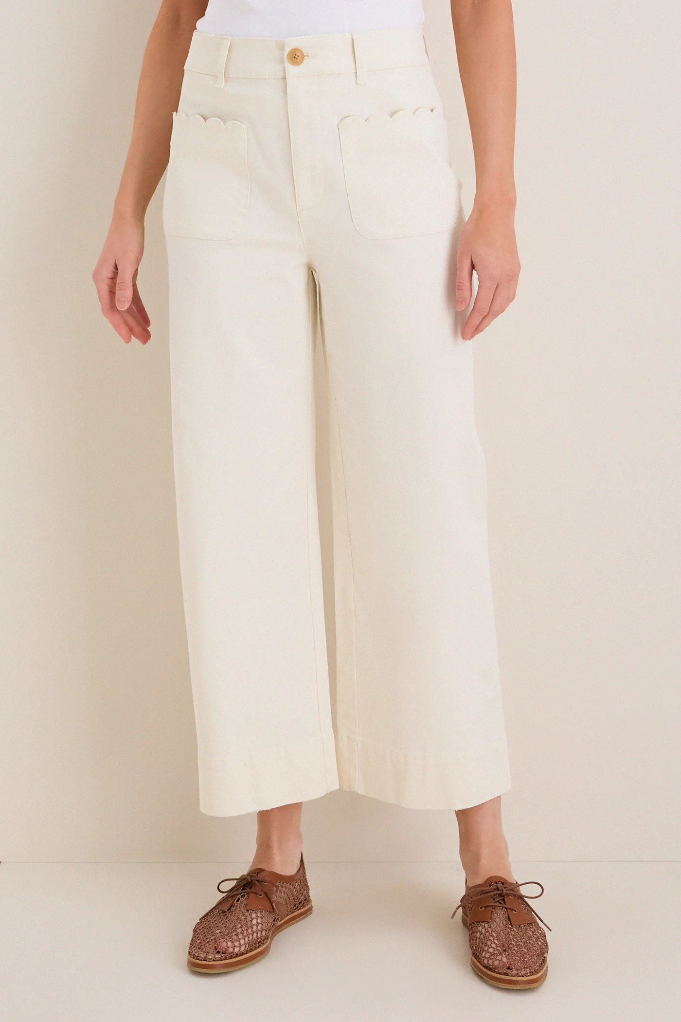 Stone Chino Wide Leg Davis Pants | Tuckernuck (US)