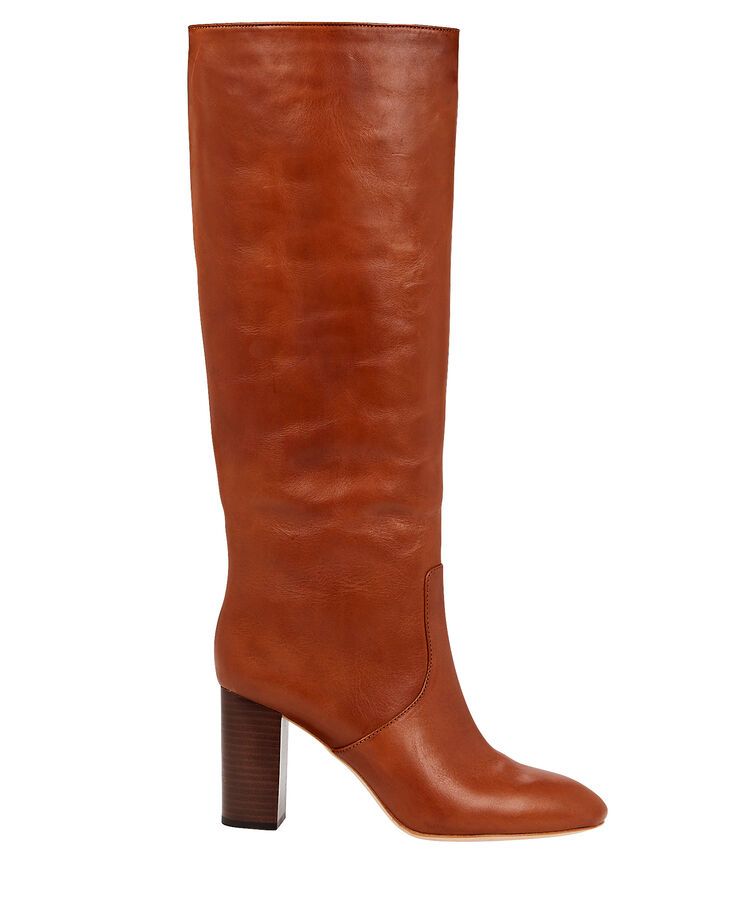 Goldy Leather Knee Boots | INTERMIX