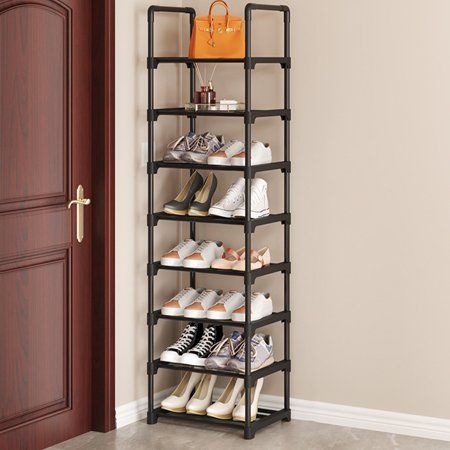 KTCINA Shoe Rack Storage 5/8 Tiers Metal Tubes Shoe Shelf Organizer Multifunctional Shoe Stand Easy  | Walmart (US)