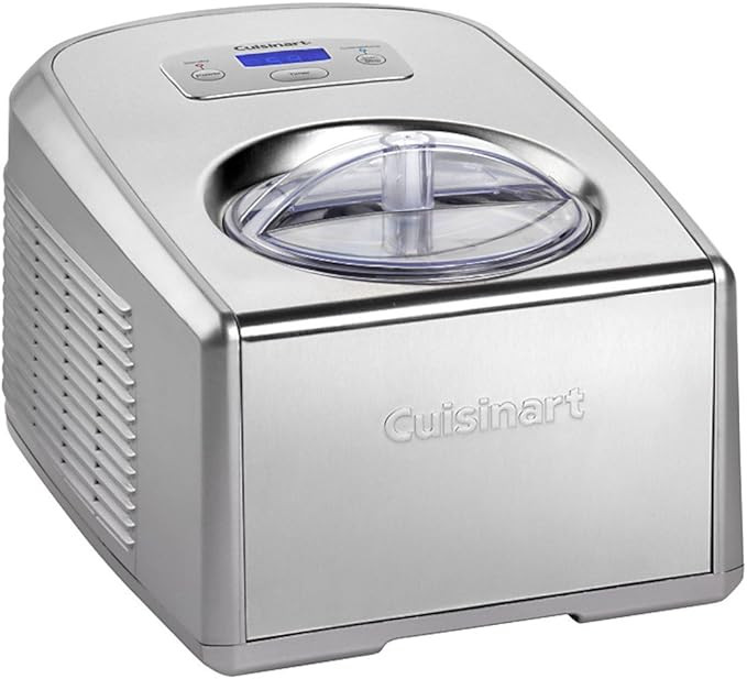 Cuisinart Ice Cream and Gelato Maker Makes Ice Cream, Gelato, Sorbet, Frozen Yoghurt in 40 Minute... | Amazon (UK)
