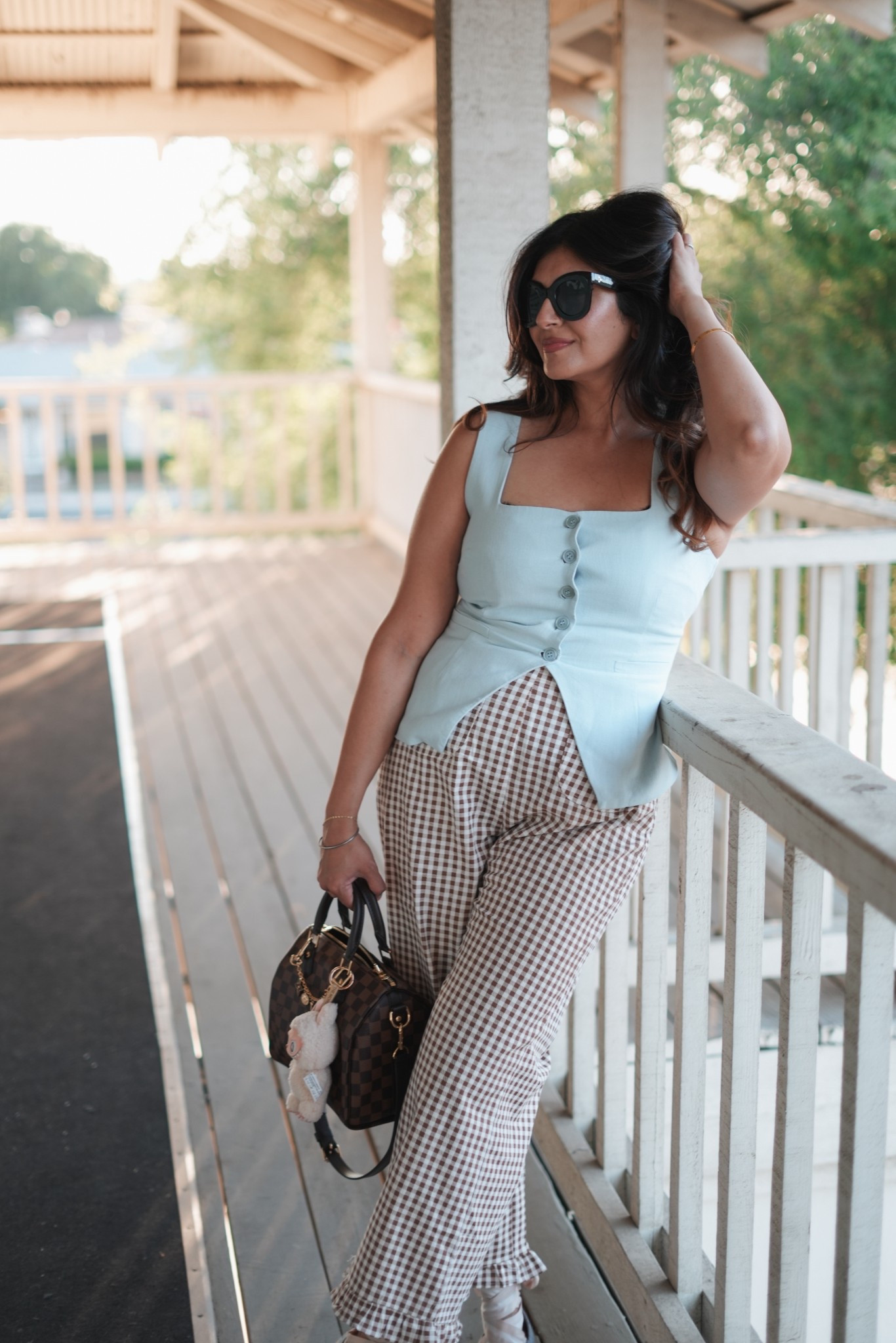 These gingham pants are so cute and affordable! I’ve paired with this vest for a last summer pre-fall outfit. 

#LTKWorkwear #LTKMidsize #LTKSeasonal